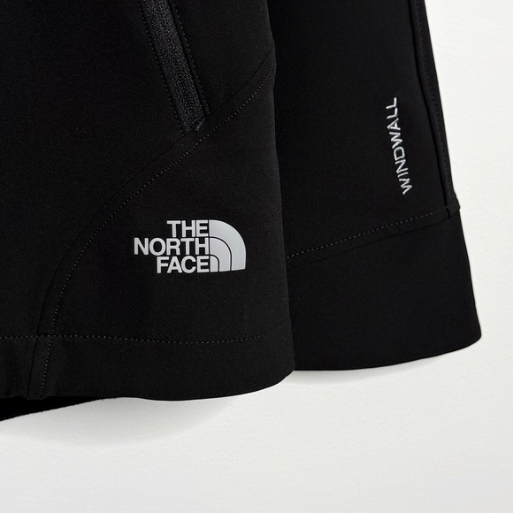 The North Face Womens Black Tech Stretch Soft Shell Jacket Windwall - Picture 3 of 5